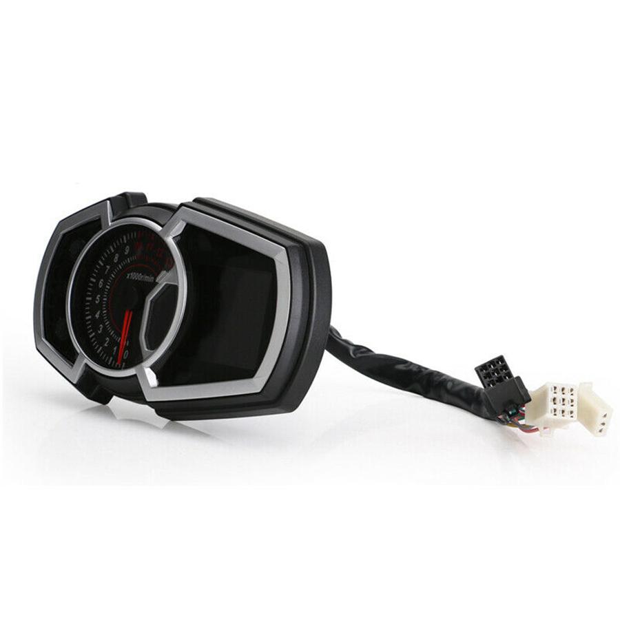 13000RPM DIY Universal 1,2,4 cylinder LCD Motorcycle Racing Street Bike Speedometer Odometer RPM Speed Fuel Gauge