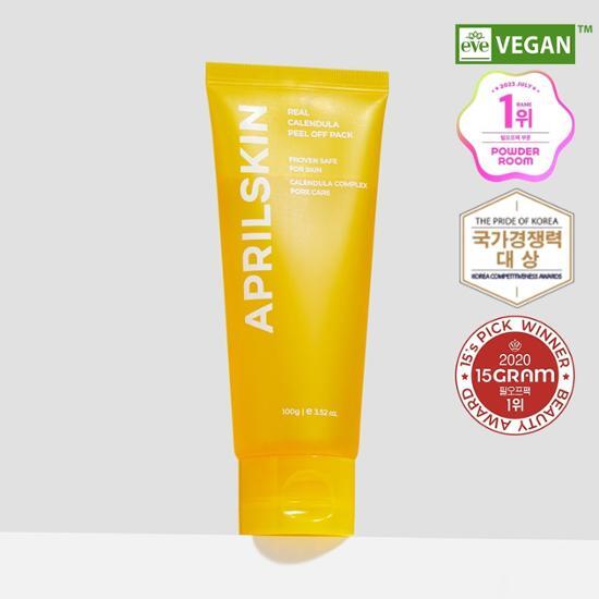 April Skin Real Calendula Peel Off Pack, Korea Popular Cosmetics