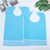 Adult Bib for Eating Clothing Protector Waterproof Apron Washable Reusable Large Terry Cloth for Elderly, Seniors and Disabled