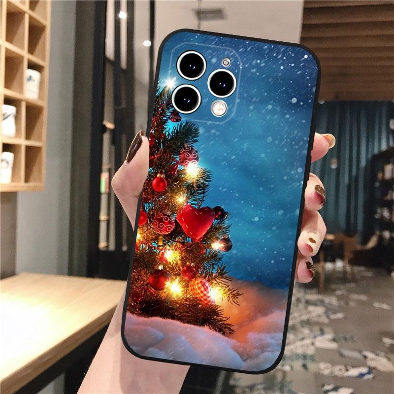 Christmas Tree Phone Case For iphone 17 Pro Max Air 16 15 14 13 Pro Max 15 16 Pro 15Plus