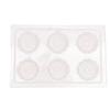 PP Pudding Mold 6 Grids Mousse Mold Candy Coating Jelly Mold  Cake Baking