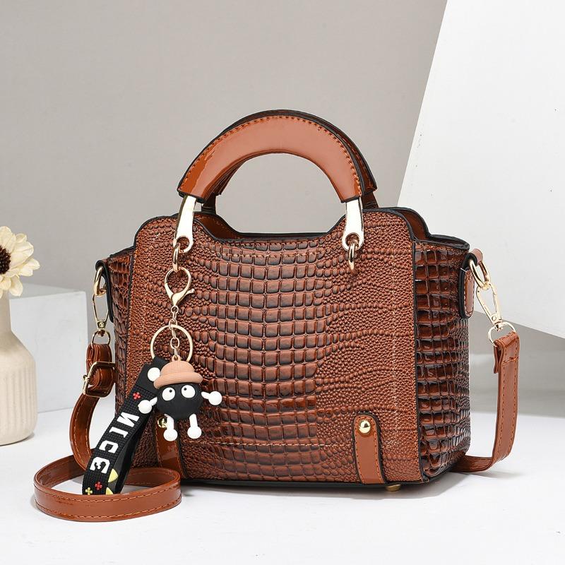 Elegant Handbag Versatile Zippered Ladies Shopping Tote Bags with Adjustable Strap Women Bags Solid Color Ladies Crossbody Bags