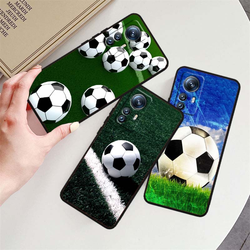 Anime Football Design For Xiaomi Mi 15 14 13 13T 12 12T 12S 11 11i 11T Pro Ultra Lite 5G Black Soft Phone Case