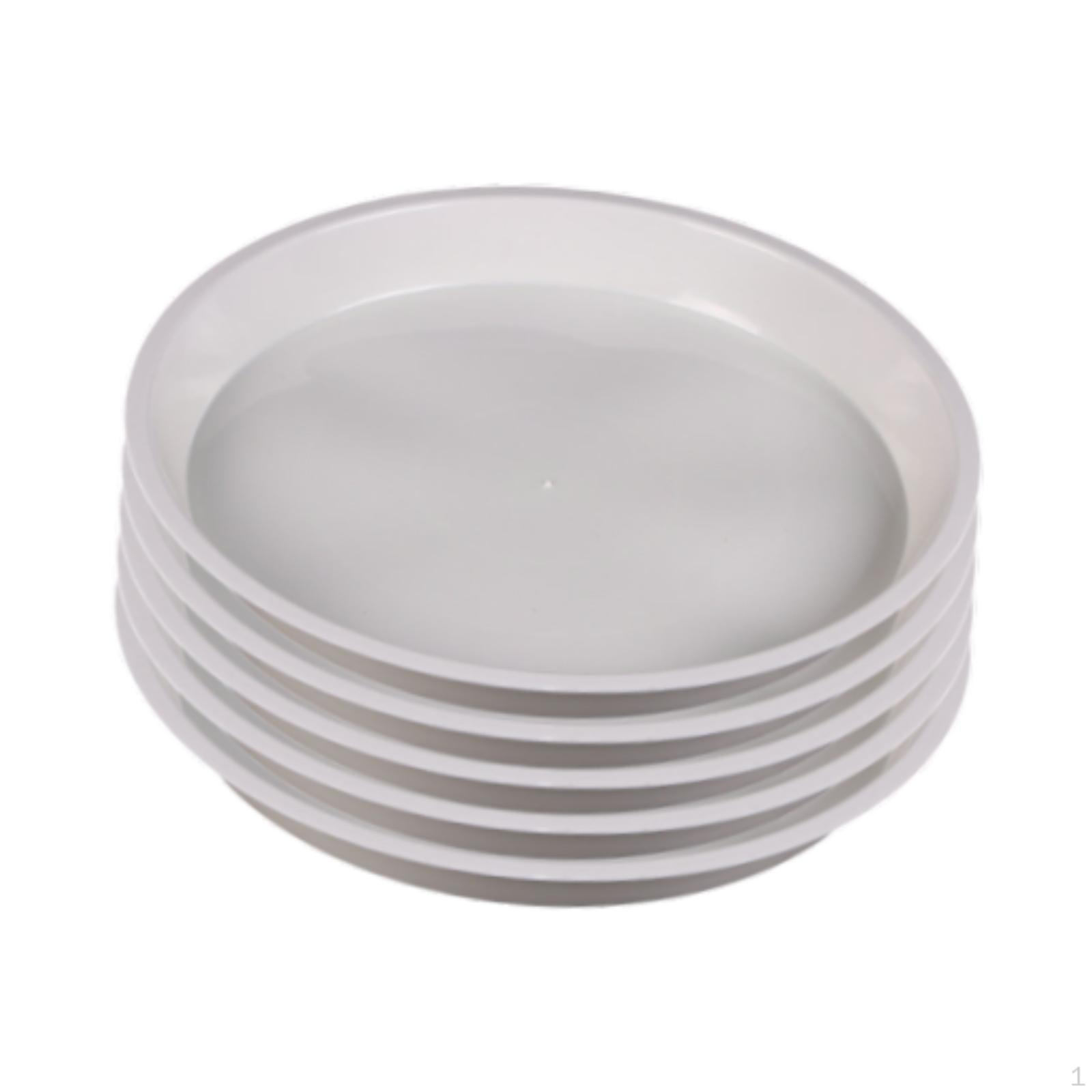 

5 шт. поддонов для растений, поддоны для сбора воды, круглые, практичные, бытовые, прочные, для помещений XL