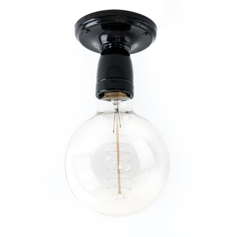 DIY Ceramic Light Socket Ceiling Heat Resistant And Anti-aging Porcelain Ceiling Light E27 Screw Bedside Light Wall Lamp Holder
