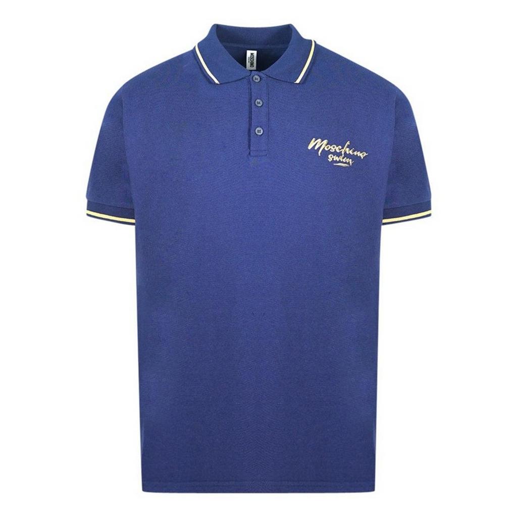 Moschino Unisex Adult Tipped Collared Polo Shirt