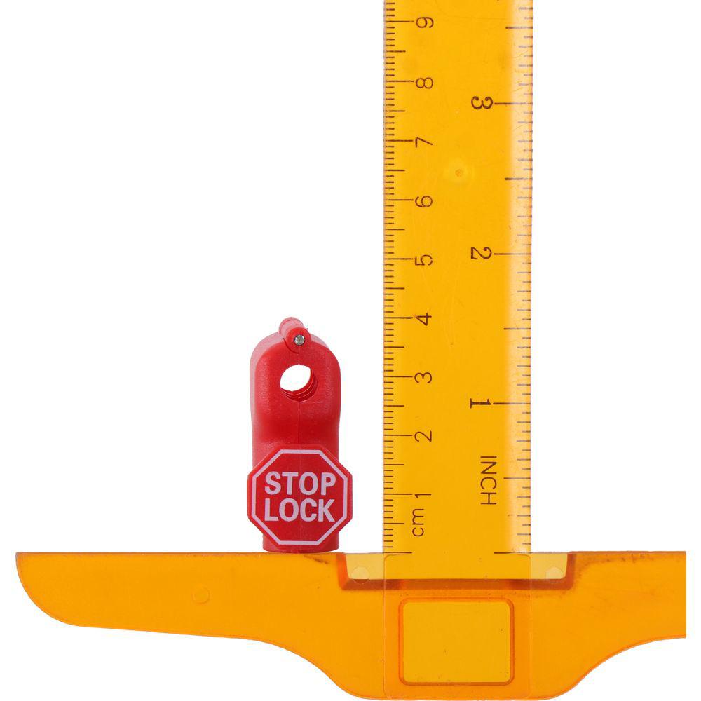 50Pcs Plastic Security Lock 6mm Anti-Theft Locks Useful Pegboard Hook Lock  Retail Shop