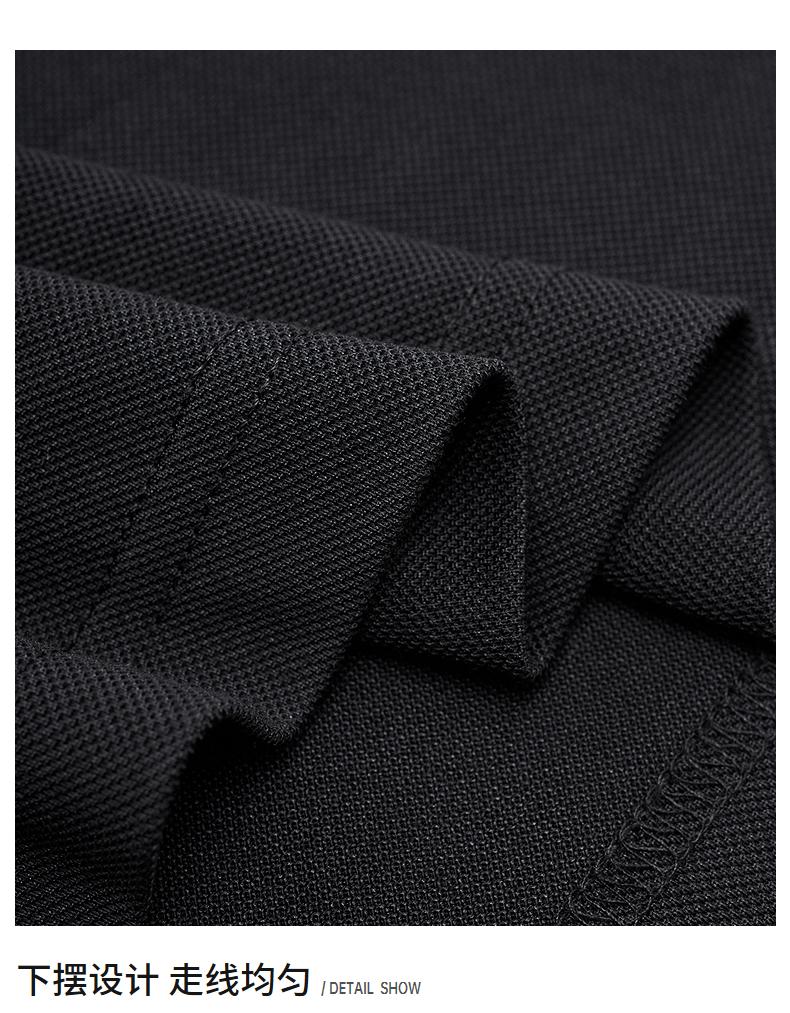 [Simple Business and Leisure Style] Seven Wolves Men's Wear Mulberry Silk Short Sleeve Polo