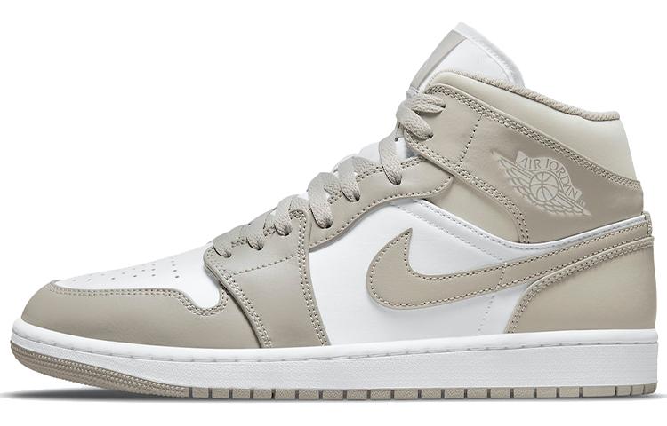 

Air Jordan 1 Mid College Grey Linen 554724-082 42
