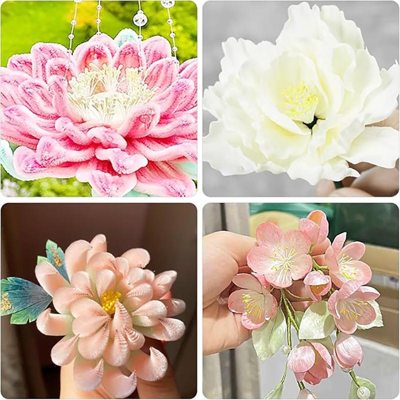 400Pcs 2mm Moulti Options Artificial Flower stamen Mini Pearl Floral pistil For Wedding Party Home Decoration DIY Accessories