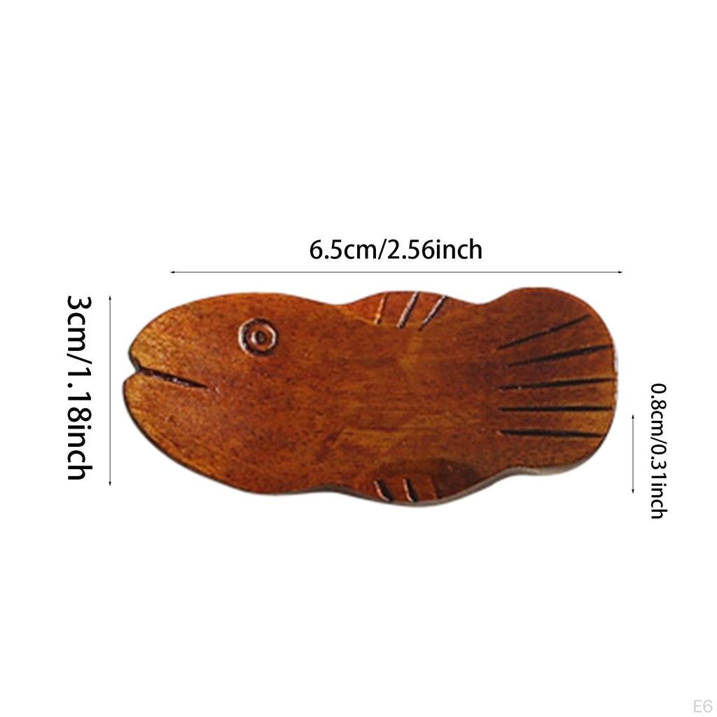 10 Pieces Wooden Chopstick Holders Rest Chopsticks Spoon for Fork