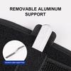 1 Stück feste Fingerlinge Handgelenkbandage mit Aluminiumplatten-Stütze für Daumenverstauchung Bruch Fingerorthese Kompression