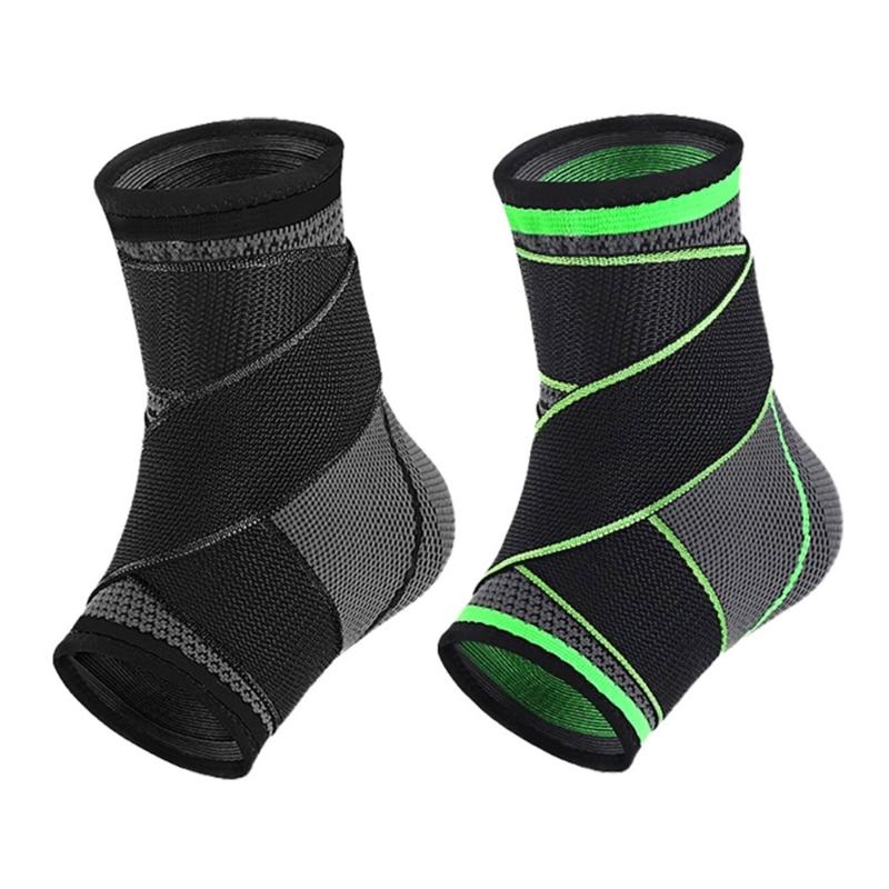 Ankle Brace Support Ankle Compression Sleeve Socks Adjustable Foot Support for Baseball Basketball Football Running