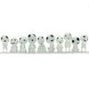 LUYING Ghibli Goods Wooden Elf Figure Garden Accessory Luminous Micro Landscape Decoration Shines Dark Outdoor Patio Lawn Yard Kit (10 Pieces Green)