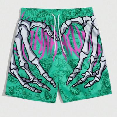 Nuevos Pantalones Cortos de Verano para Hombre con Estampado de Dibujos Animados 3D Moda Casual Sueltos Cómodos Rectos Pantalones Cortos de Playa Deportes Fitness Pantalones Cortos para Hombre