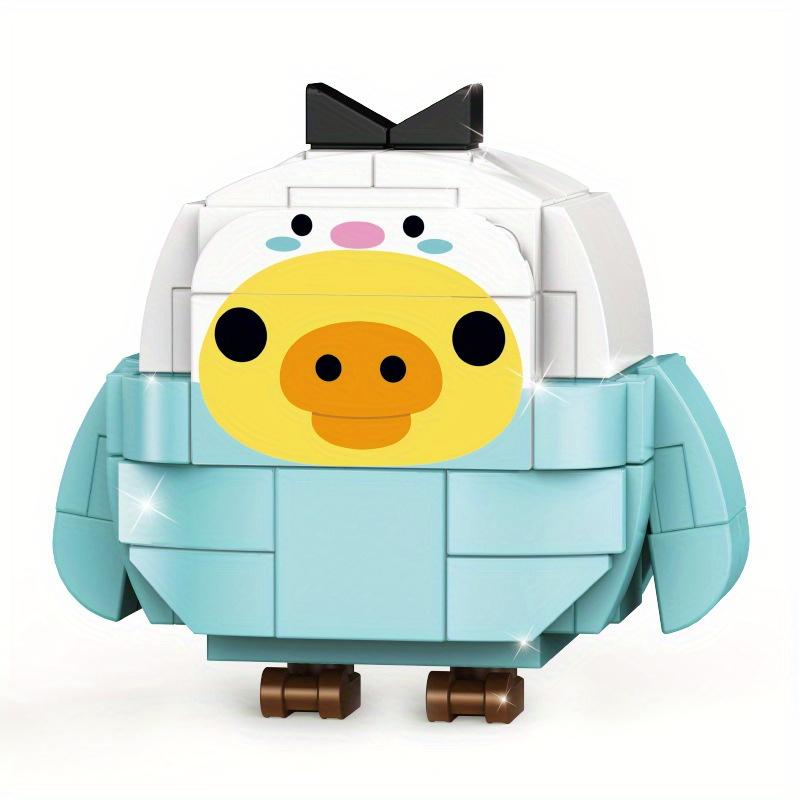 150 Particle Cartoon Bear, Small Particle Assembled Building Blocks Toy Model, Trend Creative Decoration, Gift