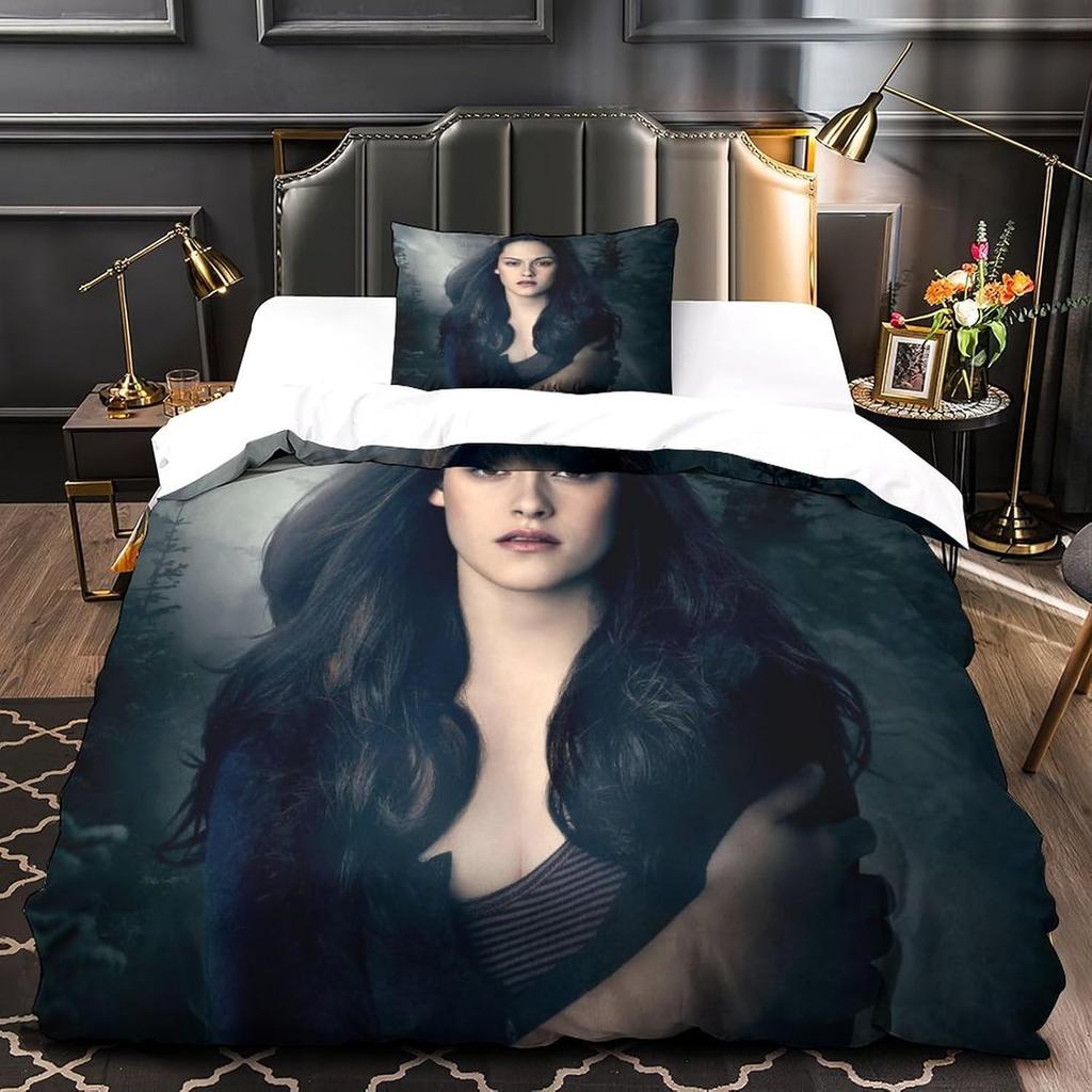 La Saga Crepúsculo Funda Nórdica Chica Vampiro Funda de Almohada El Vampiro Juego de Cama Decoración Dormitorio Adulto Regalo Niños