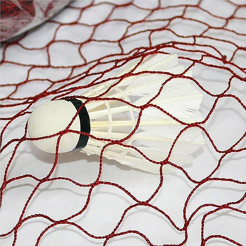 6m Official Size Badminton Net White Border Foldable for Outdoor Playground Sports Training Teenager Practice Activities