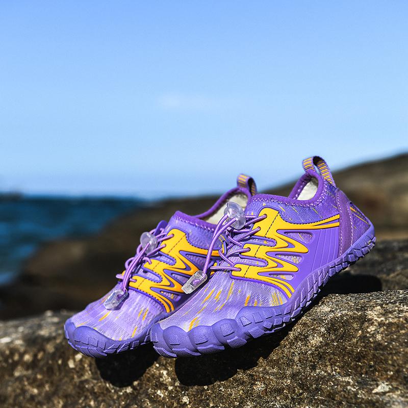 Breathable Children Wading Shoes Quick Drying Beach Water Sports Shoes Kids Non-slip Aqua Sneakers for Swimming Surfing Boating