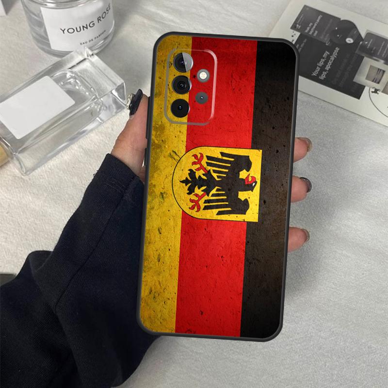 Germany Flag Banner Case For Samsung Galaxy A14 A24 A34 A54 A51 A71 A13 A23 A33 A53 A73 A12 A22 A32 A52 Coque