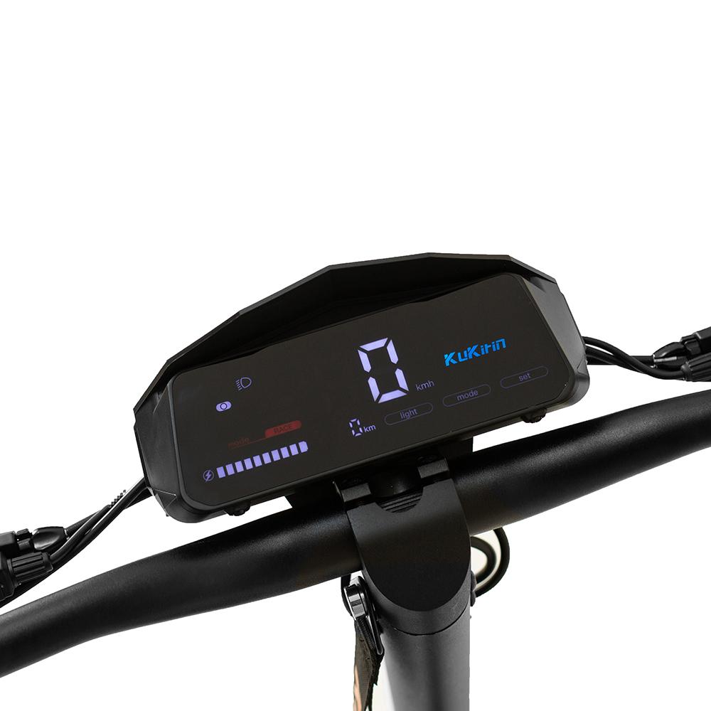 Electric Scooter Foldable Kukirin 10" 800W Motor City Electric Scooter 48V 15.6AH Max Range 55Km Load 120Kg Black G2