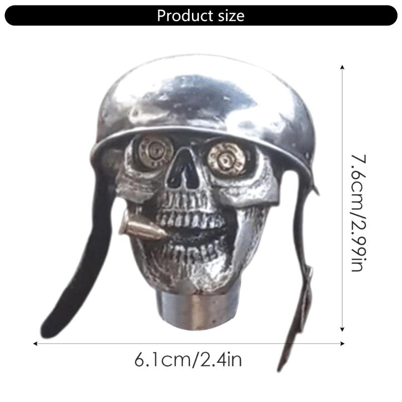 Skull Soldier Gear Shifter Knob with Skeleton Design Suitable for Most Vehicle Enhances Driving Experience Long Term Use