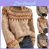 Stilvoller Damen Pullover Jumper Lässige Oberteile Mit Elegantem Halbkragendesign Für Den Winter