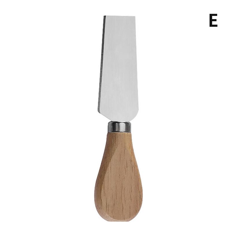 1 Stück Edelstahl-Käsemesser aus Stahl mit Griff aus Bambusholz, Käsehobel, Käse