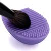 Gant de Nettoyage - Esthétique - Pinceau de Maquillage - Silicone - Violet - Compact