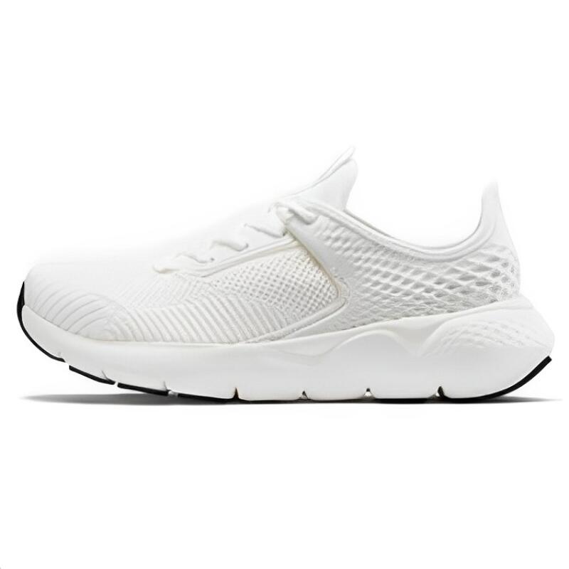 DECATHLON JF500K.1 Mid-Range Fit Shock-Absorbing Abrasion Support Low Top Casual Running Shoes for Women in White