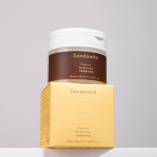 Sandawha Vitamin C Whitening Toner Pad 60ea 130ml