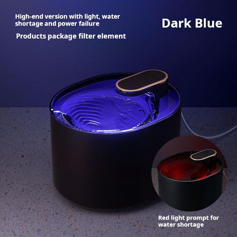 Automatischer Wasserbrunnen für Katzen, 3 l, geräuscharm, Trinkbrunnen, LED-Licht, USB-Aufladung, elektrischer Futternapf für Haustiere, Spender, Filter