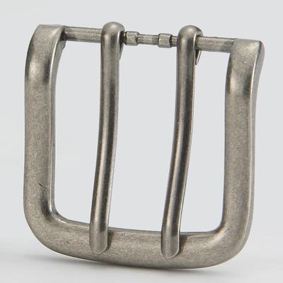 1 Stück 40 mm Metallgürtelschnallen Doppelstiftschnalle Endstange Hohe Qualität Passend für 37 mm-39 mm Ledergürtel Bastelteile