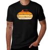 Retro Vintage Curling TShirt Lightweight Sport Basic TShirt