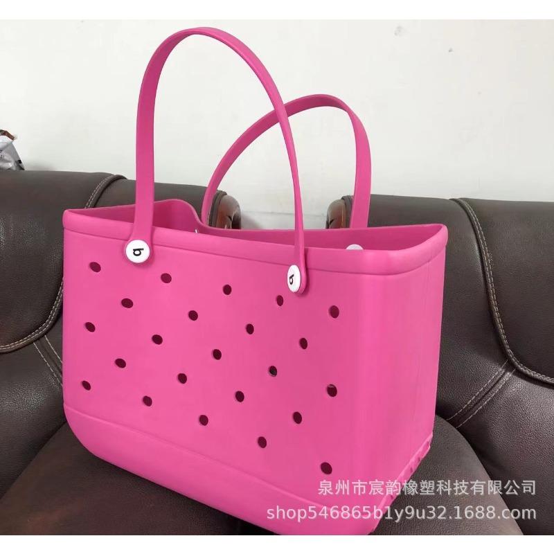 Borse estive carine con buchi Borsa a spalla in EVA Borsa da spiaggia mini in gelatina DIY Borsa a tote