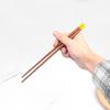 5 Pairs Chopsticks Gift Box Set Chicken Wing Wood Red Sandalwood Chopsticks Solid Wood Household Chopsticks Tableware Gift