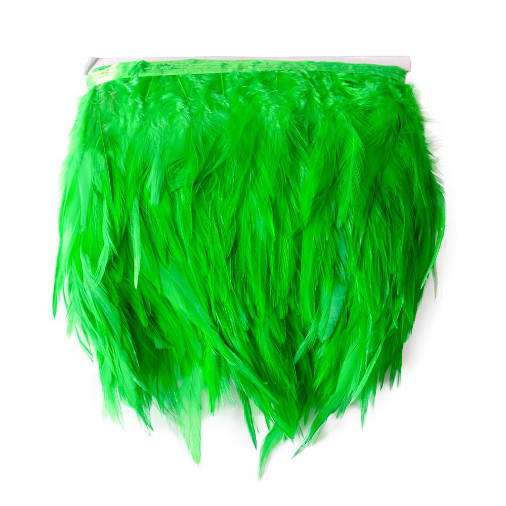 1Meter Fluffy Chicken Feather Trim 8-13cm for Wedding Clothing Dress Decoration Rooster Feather Ribbon Sewing Accessories