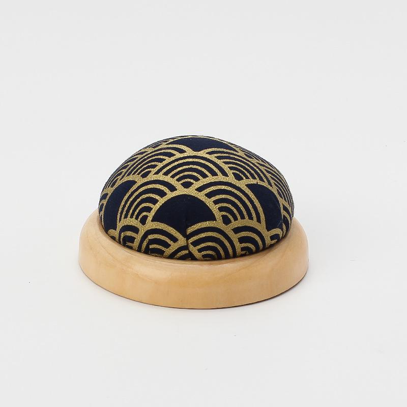 Japanese Style Wooden Pin Cushion & Needle Holder for DIY Sewing & Cross Stitch