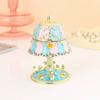Hand-Painted Enamel European Style Jewelry Case Home Storage Ornament  Complex Jewelry Box
