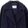Aquascutum Wool Jacket 9 Navy Blue Women Used