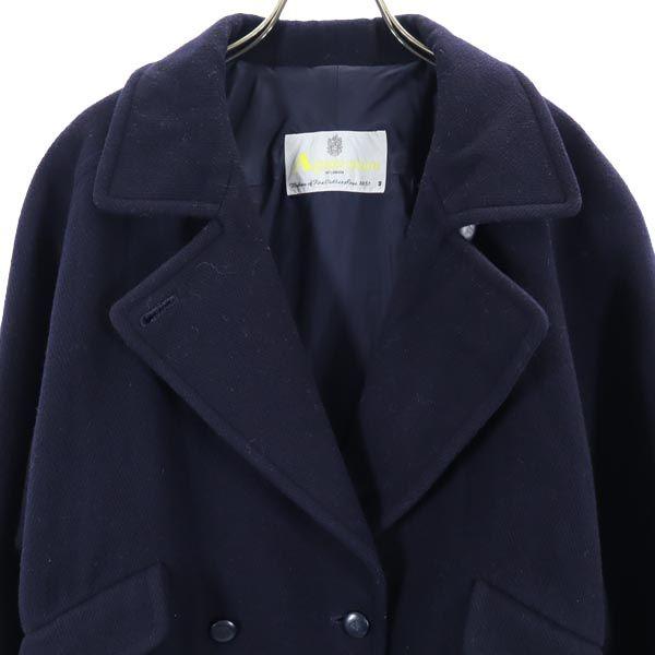 Aquascutum Wool jacket 9 Navy blue Women Used