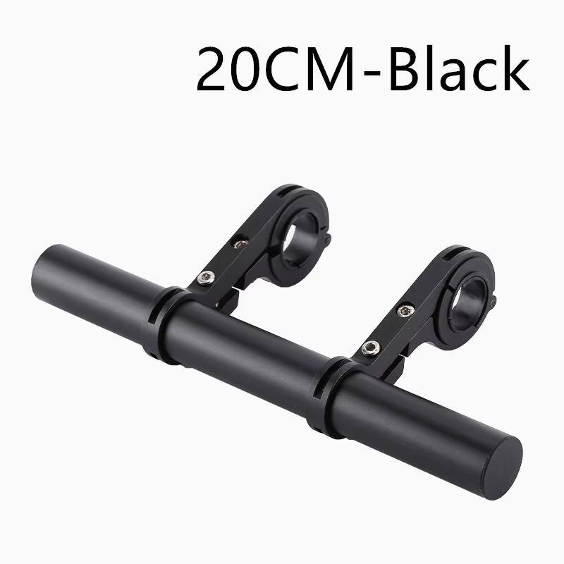Soporte extendido para manillar de bicicleta de 10/20/30 cm, soporte para faro de bicicleta de montaña, barra extendida, piezas para portaequipajes