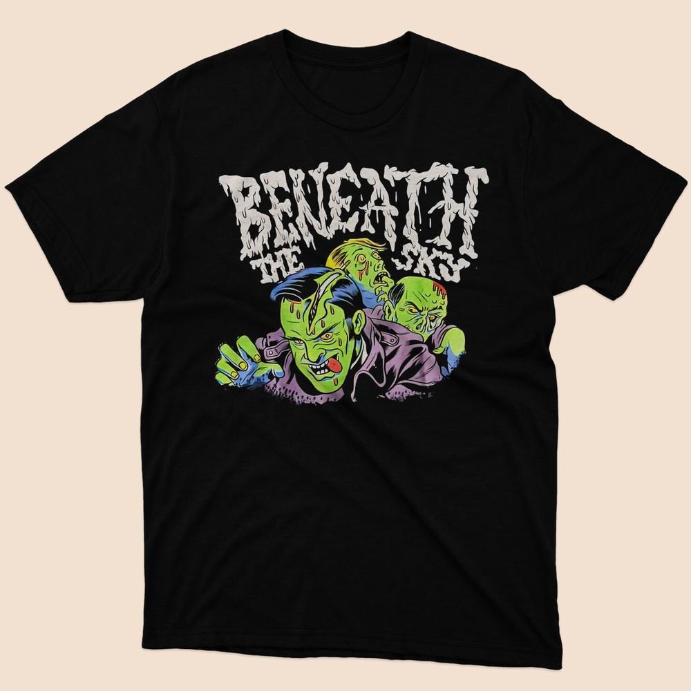 

Beneath The Sky7861 Classic Mens Black Tshirt Size S to 5XL Unisex T-Shirt S