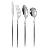 Ballet Hammer Pattern 304 Stainless Steel Western Cutlery Set: Knife, Fork, Spoon for Restaurant or Home Use