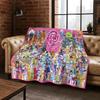 26 Style My Little Pony Unicorn Cartoon Flannel Blanket,Warm and Cozy Soft Throw Blanket for Home Bedroom Bed Sofa Cover Kids