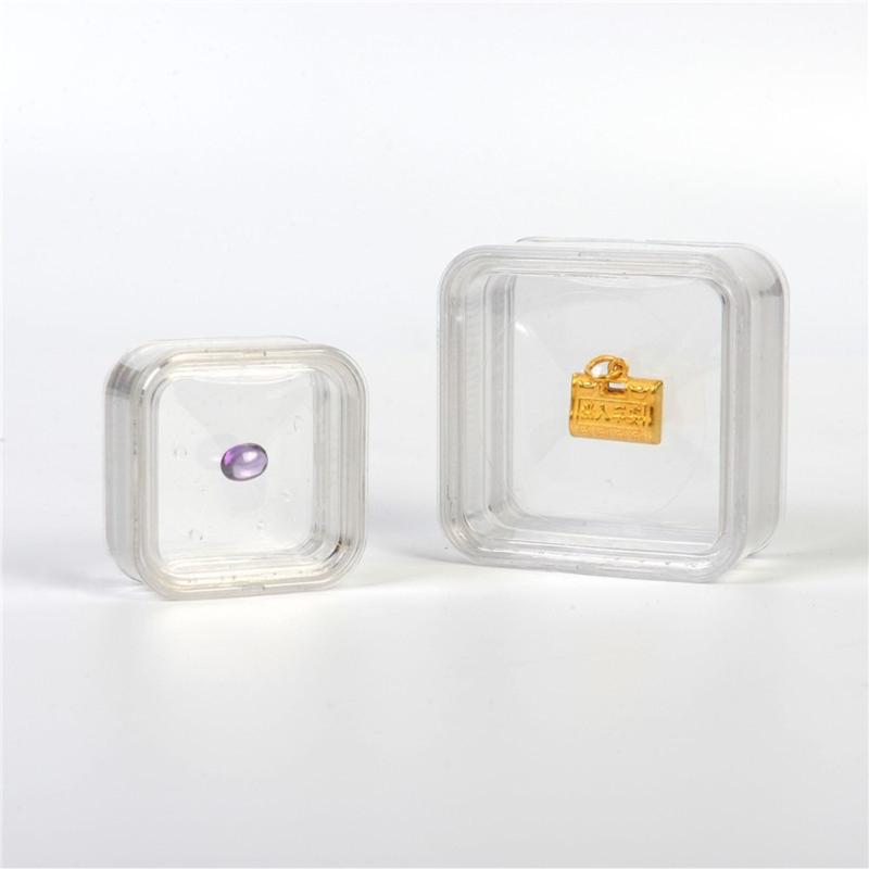Practical Floating Frames Box Jewelry Display Stands Transparent Film Jewelry Display Box for Necklace Bracelet Earring