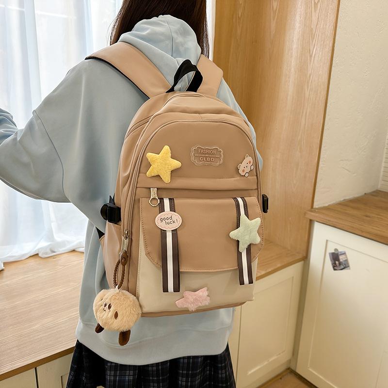 New Campus School Bag High Value Backpack Primary and Secondary School Student Trend Large Capacity Student School Bag