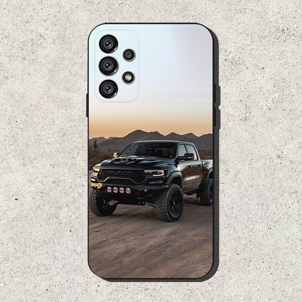 CAR R-RAM 1500 TRX Phone Case For Samsung S25,S24,S21,S22,S23,S30,Ultra,S20,Plus,Fe,Lite,Note,10,9,5G Black Cover