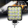 1Pcs LED Green Work Lights Waterproof 48W Spotlight Off Road Headlights 12V 24V 6000K Led Work Light For Tractor ATV UTV Tr A4C0