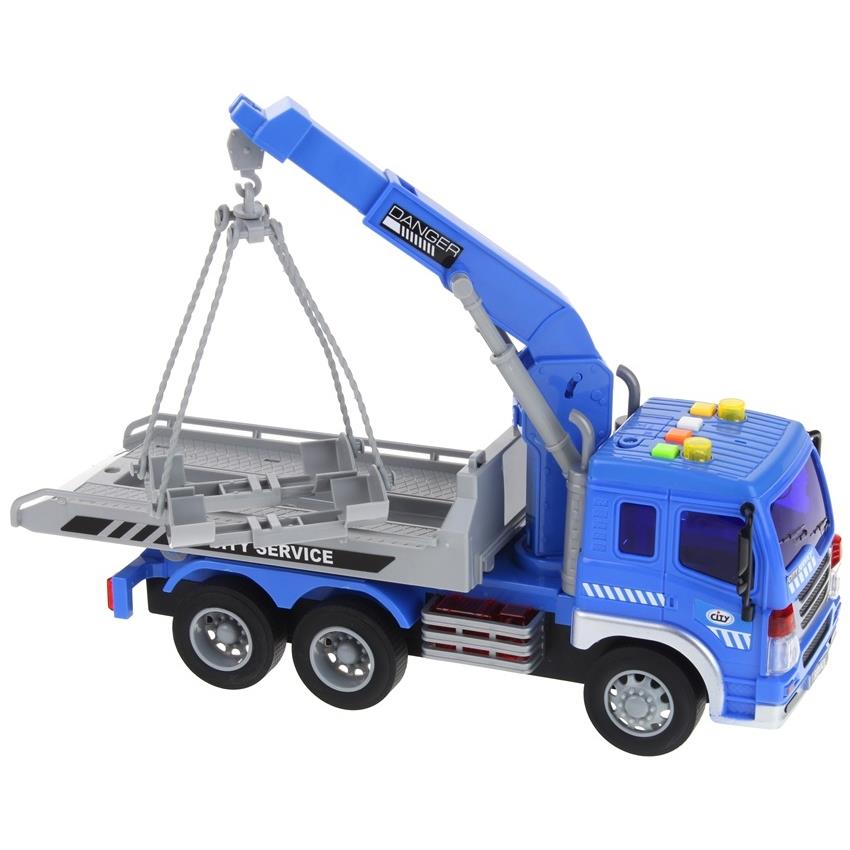 Police Tow Truck With Crane Car Sound And Lights